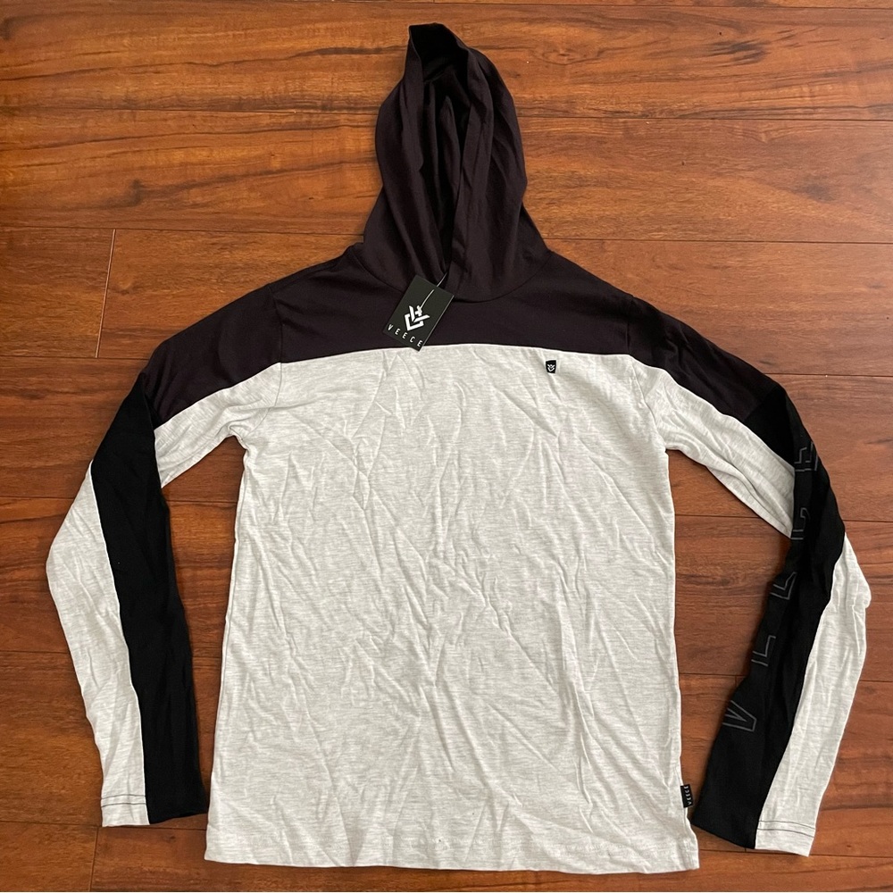 NWT VEECE TORQUAY LONG SLEEVE HOODIE SZ SMALL S